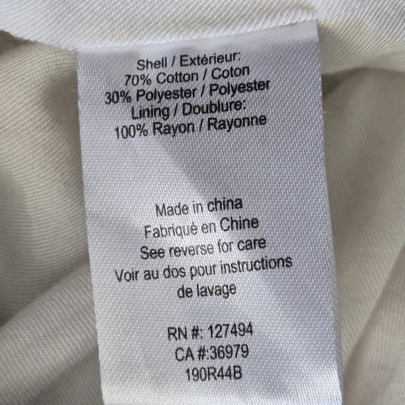 Heartloom Striped Gray and White Women's Medium Shorts - Picture 13 of 13